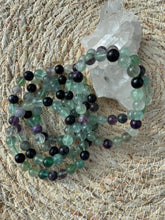 Load image into Gallery viewer, Green Purple Fluorite Bracelet