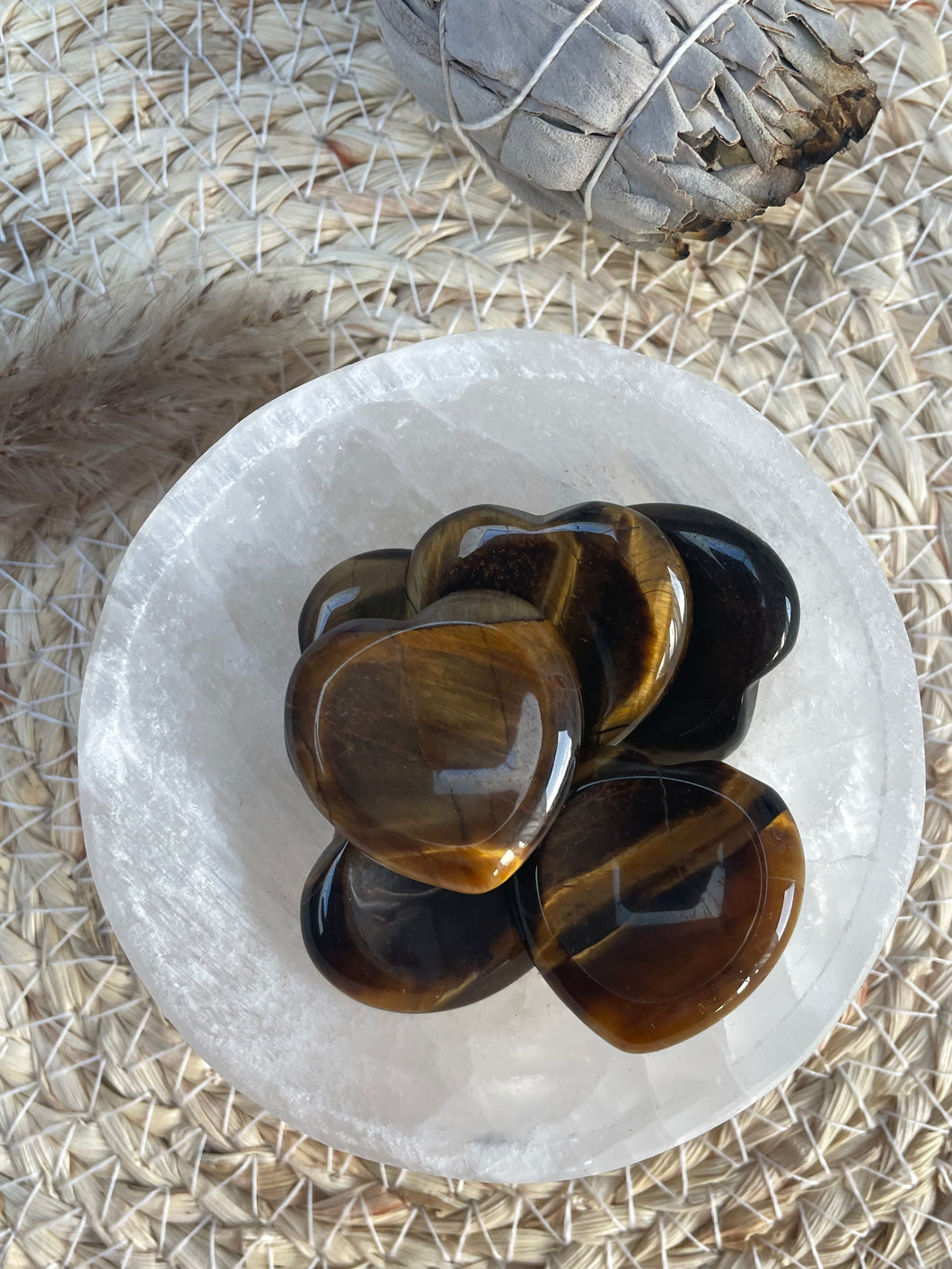 Tigers Eye Mini Worry Stone