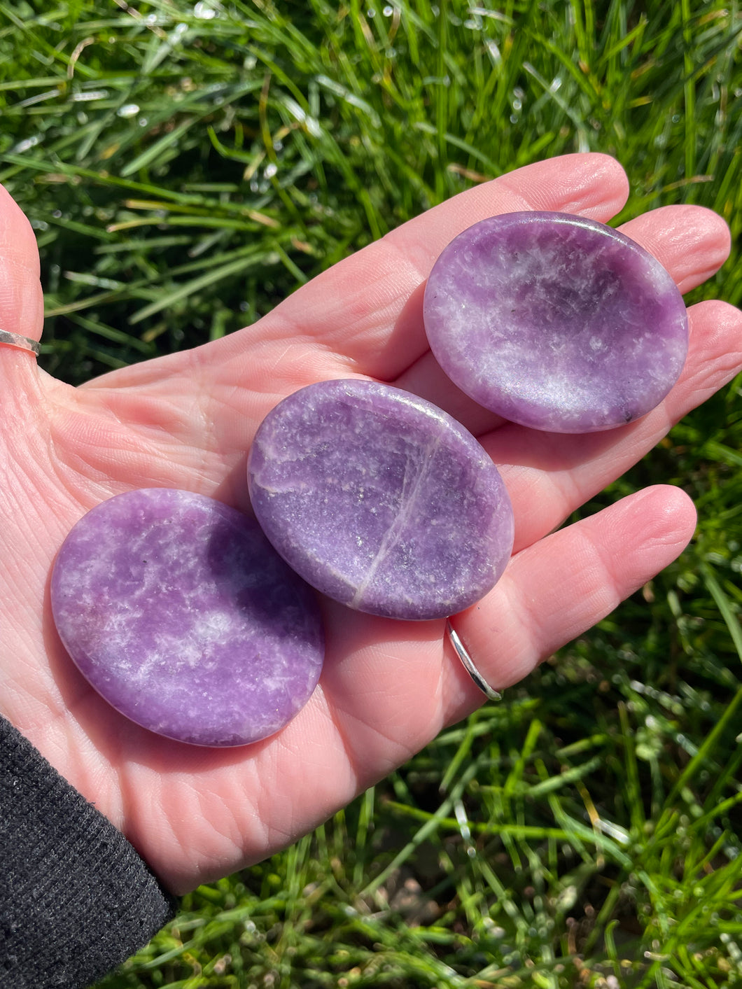 Lepidolite Worry Stone