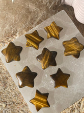 Load image into Gallery viewer, Tigers Eye Star Carving
