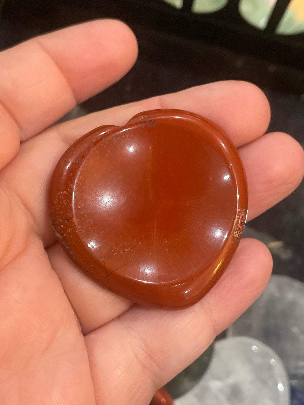 Red Jasper Worry Stone