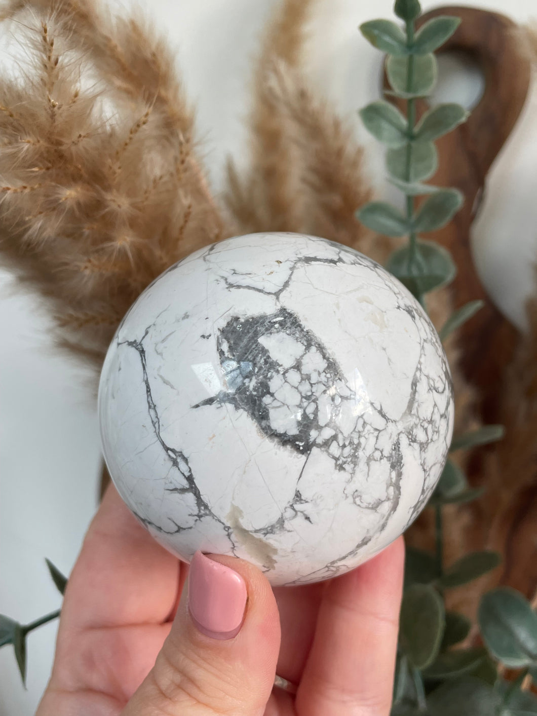 Howlite Sphere