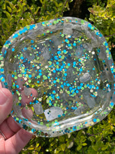 Load image into Gallery viewer, Labradorite Crystal Chip Resin Display Trinket Dish
