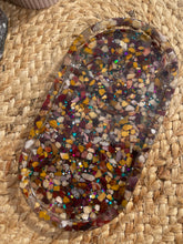 Load image into Gallery viewer, Mookaite Jasper Crystal Chip Resin Display Trinket Dish
