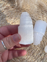 Load image into Gallery viewer, Satin Spa / Selenite Tower
