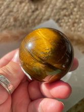 Load image into Gallery viewer, Tiger Eye Sphere
