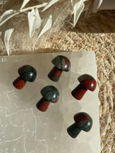 Load image into Gallery viewer, Bloodstone Mushroom Carving
