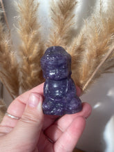 Load image into Gallery viewer, Lepidolite Buddha Carving
