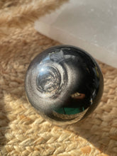 Load image into Gallery viewer, Silver Sheen Obsidian Sphere
