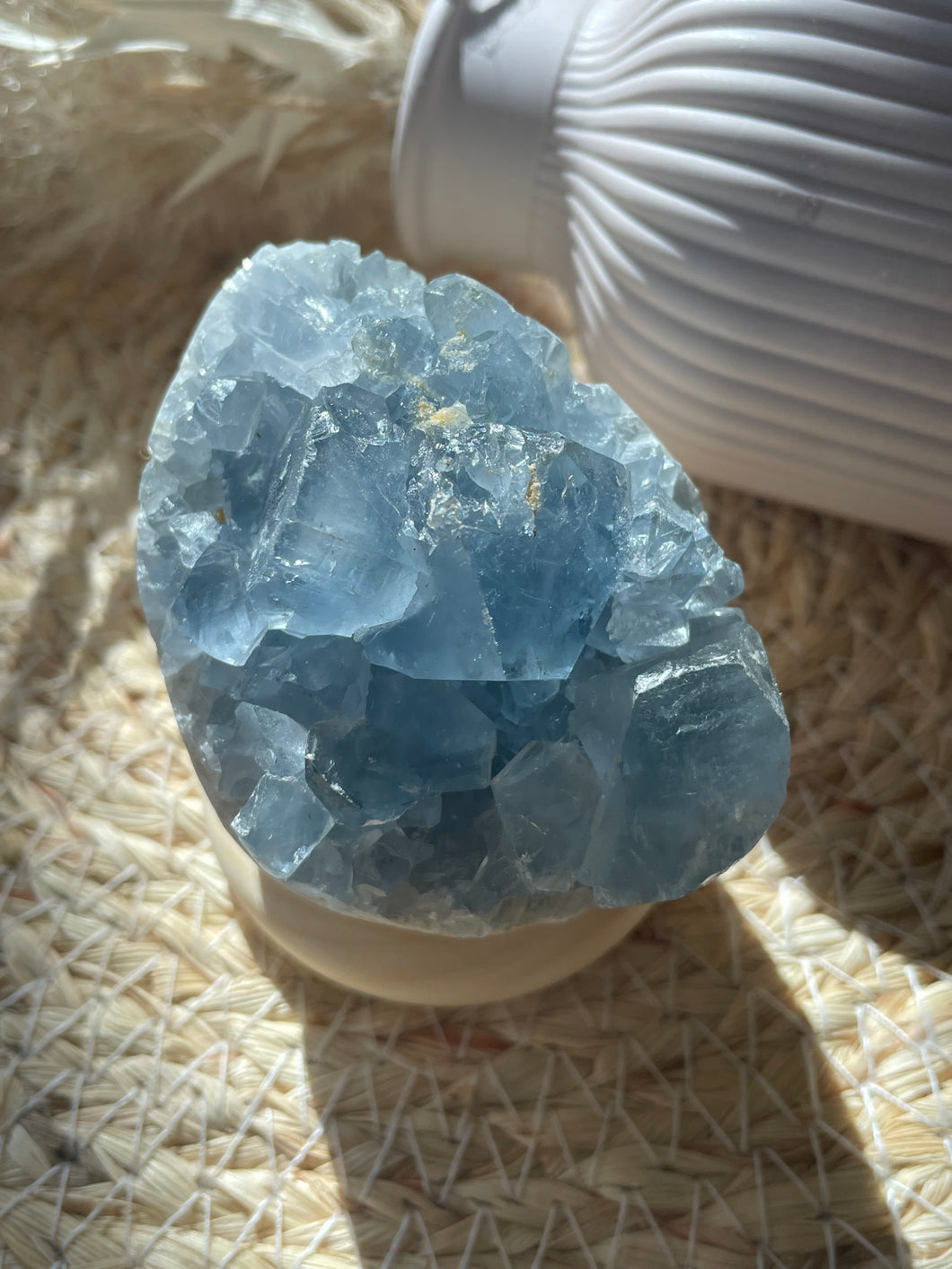 Celestite Egg Cluster