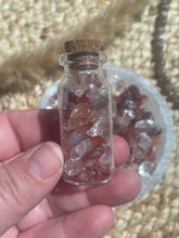 Load image into Gallery viewer, Fire Quartz Crystal Chip Jar
