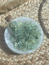 Load image into Gallery viewer, Prehnite Crystal Chip Jar
