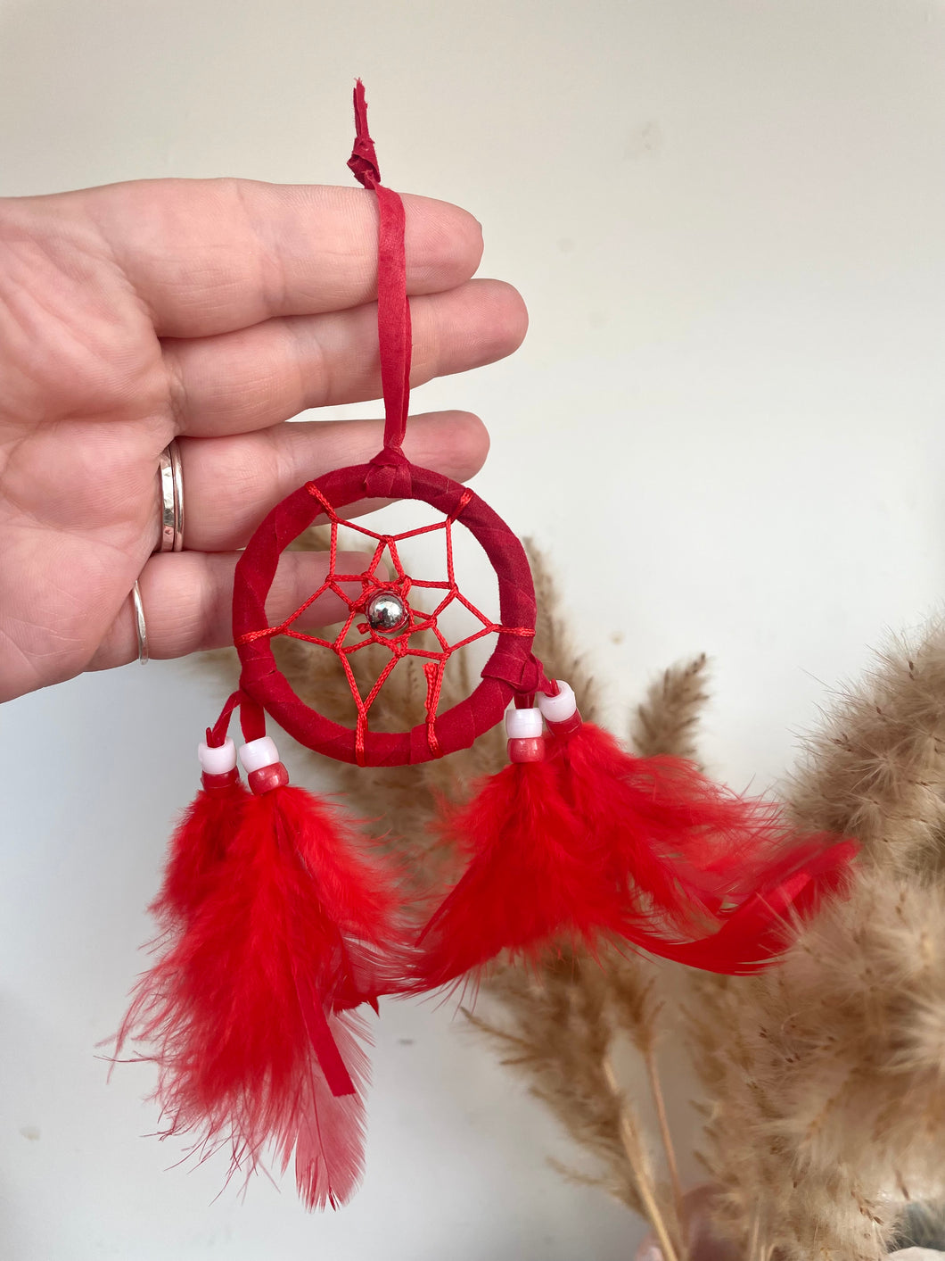 Red Mini Dream Catcher