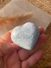 Load image into Gallery viewer, Blue Calcite Heart Carving
