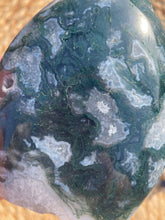 Load image into Gallery viewer, Moss Agate Flame Carving
