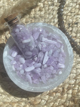 Load image into Gallery viewer, Kunzite Crystal Chip Jar
