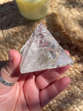 Load image into Gallery viewer, Clear Quartz Pyramid Carving
