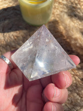Load image into Gallery viewer, Clear Quartz Pyramid Carving
