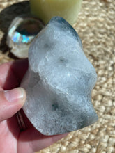 Load image into Gallery viewer, Moss Agate Flame Carving
