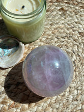 Load image into Gallery viewer, Aura Rose Quartz Sphere
