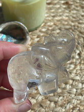 Load image into Gallery viewer, Clear Quartz Elephant Carving
