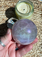 Load image into Gallery viewer, Aura Rose Quartz Sphere
