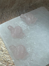 Load image into Gallery viewer, Rose Quartz Mini Snake Carving
