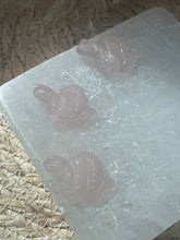 Load image into Gallery viewer, Rose Quartz Mini Snake Carving
