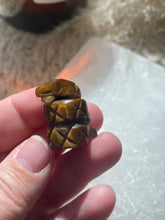 Load image into Gallery viewer, Tiger Eye Snake Carving
