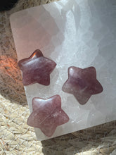 Load image into Gallery viewer, Strawberry Quartz Star Carving
