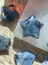 Load image into Gallery viewer, Blue Moss Agate Star Carving
