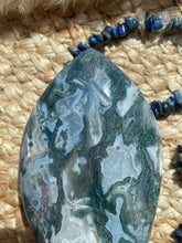 Load image into Gallery viewer, Moss Agate Flame Carving

