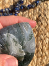 Load image into Gallery viewer, Moss Agate Flame Carving
