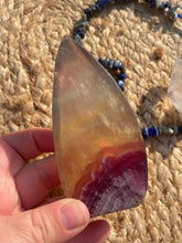 Load image into Gallery viewer, Rainbow Fluorite Flame Carving
