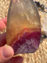 Load image into Gallery viewer, Rainbow Fluorite Flame Carving
