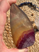 Load image into Gallery viewer, Rainbow Fluorite Flame Carving
