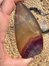 Load image into Gallery viewer, Rainbow Fluorite Flame Carving
