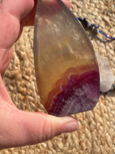 Load image into Gallery viewer, Rainbow Fluorite Flame Carving

