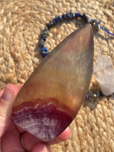 Load image into Gallery viewer, Rainbow Fluorite Flame Carving
