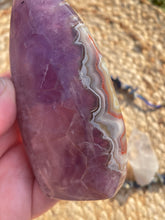 Load image into Gallery viewer, Amethyst X Agate Flame Carving
