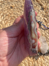 Load image into Gallery viewer, Amethyst X Agate Flame Carving
