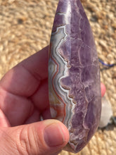 Load image into Gallery viewer, Amethyst X Agate Flame Carving

