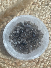 Load image into Gallery viewer, Smokey Quartz Crystal Chip Jar
