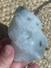 Load image into Gallery viewer, Moss Agate Flame Carving

