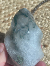 Load image into Gallery viewer, Moss Agate Flame Carving
