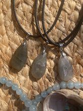 Load image into Gallery viewer, Labradorite Faceted Tear Drop Necklace
