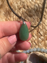Load image into Gallery viewer, Green Aventurine Faceted Pendant Necklace
