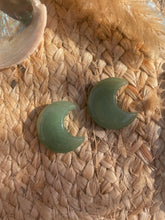 Load image into Gallery viewer, Green Aventurine Moon Carving
