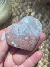 Load image into Gallery viewer, Pink Amethyst Heart Carving
