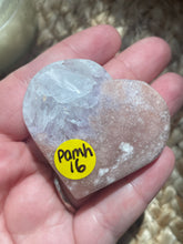 Load image into Gallery viewer, Pink Amethyst Heart Carving
